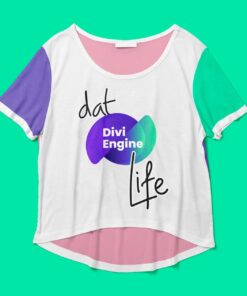 Dat Divi Engine Life Crop-top (3-Tone)